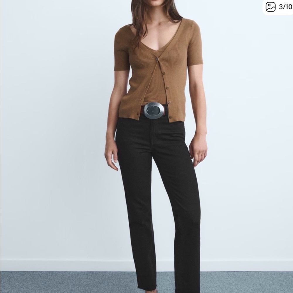Women’s Black Straight-Leg Jeans - Classic Everyday Style